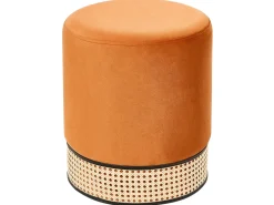 Puf YANKTON Velour Orange