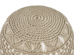 Puf AADHI Syntetisk materiale Beige