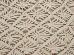 Puf Macramé BERRECHID Bomuld Beige