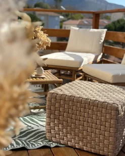 Puf NALLI Syntetisk materiale Lys Beige