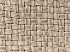 Puf NALLI Syntetisk materiale Brungrå