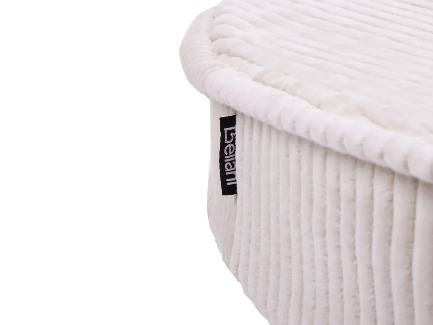 Puf NILI Velour Lys Beige