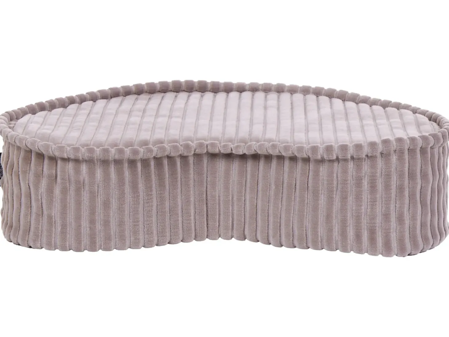 Puf NILI Velour Lys Beige