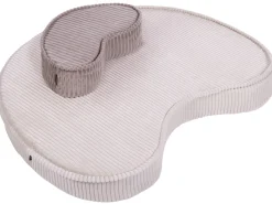 Puf NILI Velour Lys Beige