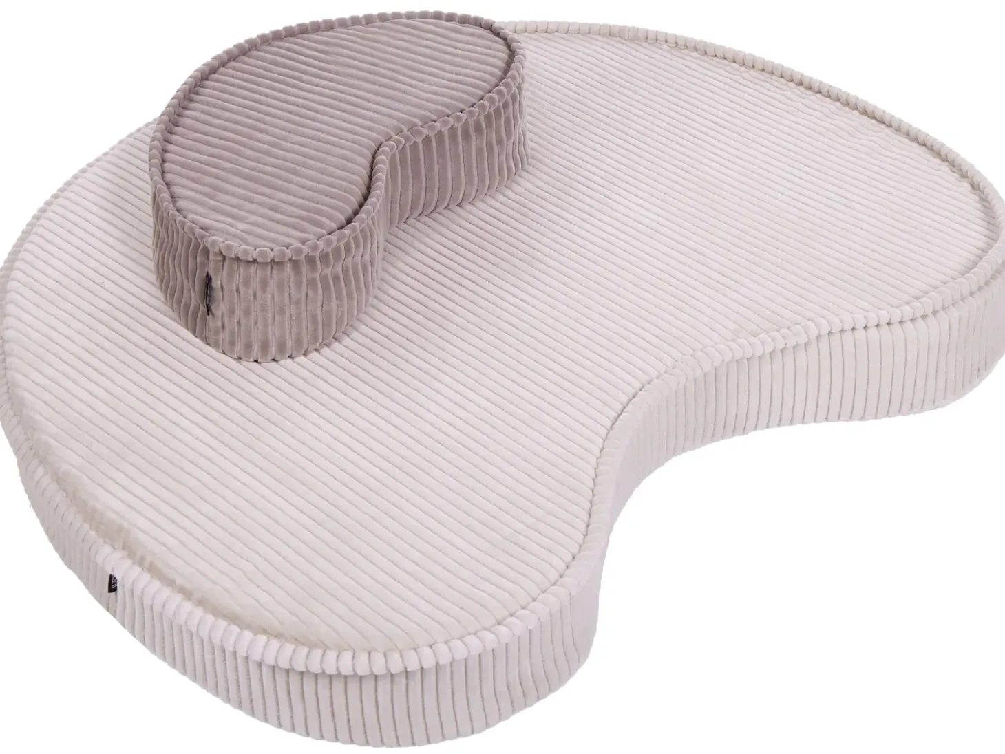 Puf NILI Velour Lys Beige