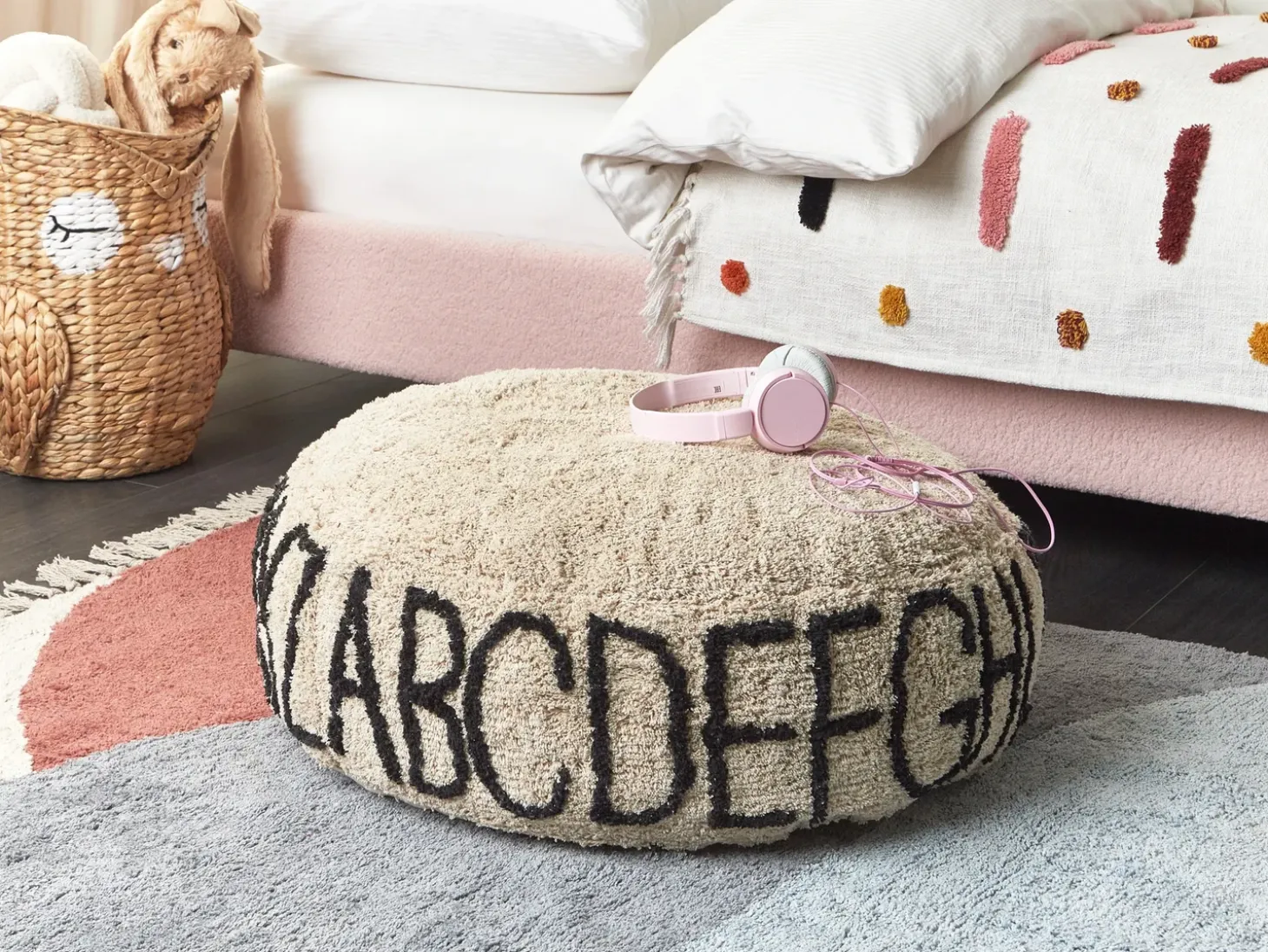 Puf TWINSPUR Bomuld Beige