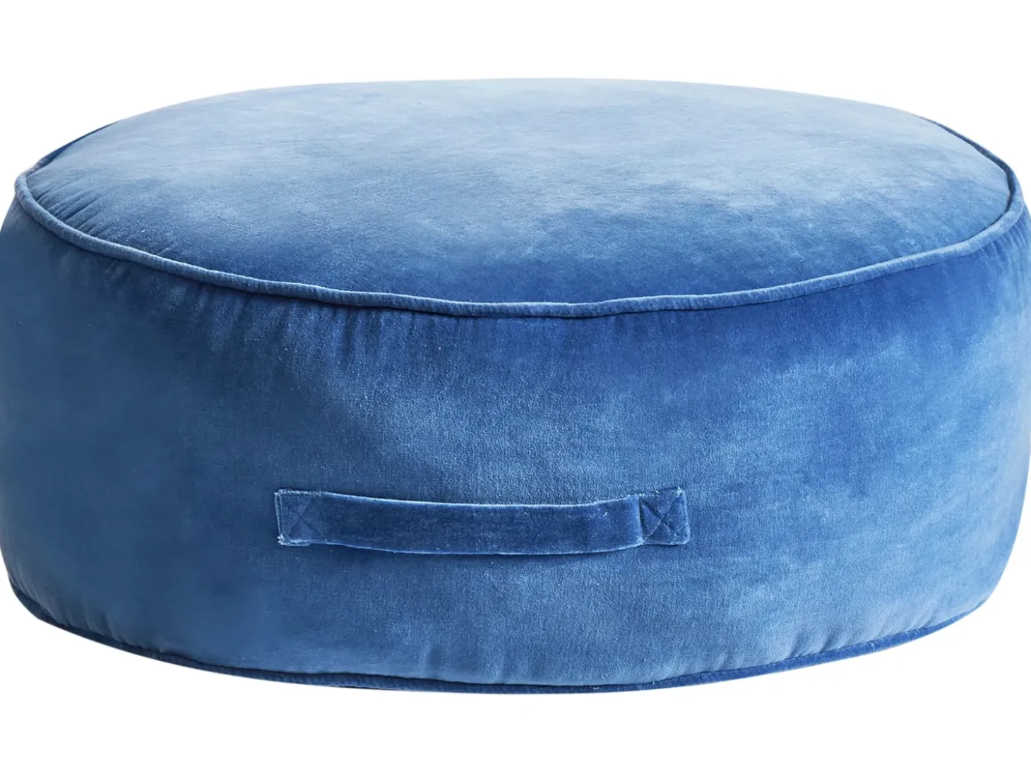 Puf YULLE Velour Blå