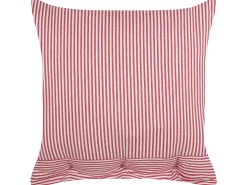 Pyntepude AALITA Bomuld 45 x 45 cm Rød Stribet mønster