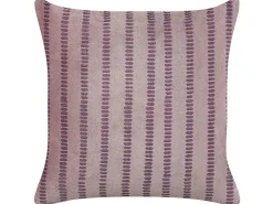 Pyntepude AGAPANTHUS Velour 45 x 45 cm Lyserød Stribet mønster