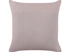 Pyntepude AGAPANTHUS Velour 45 x 45 cm Lyserød Stribet mønster