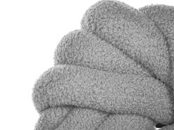 Pyntepude AKOLA Boucle 31 x 31 cm Grå Ensfarvet