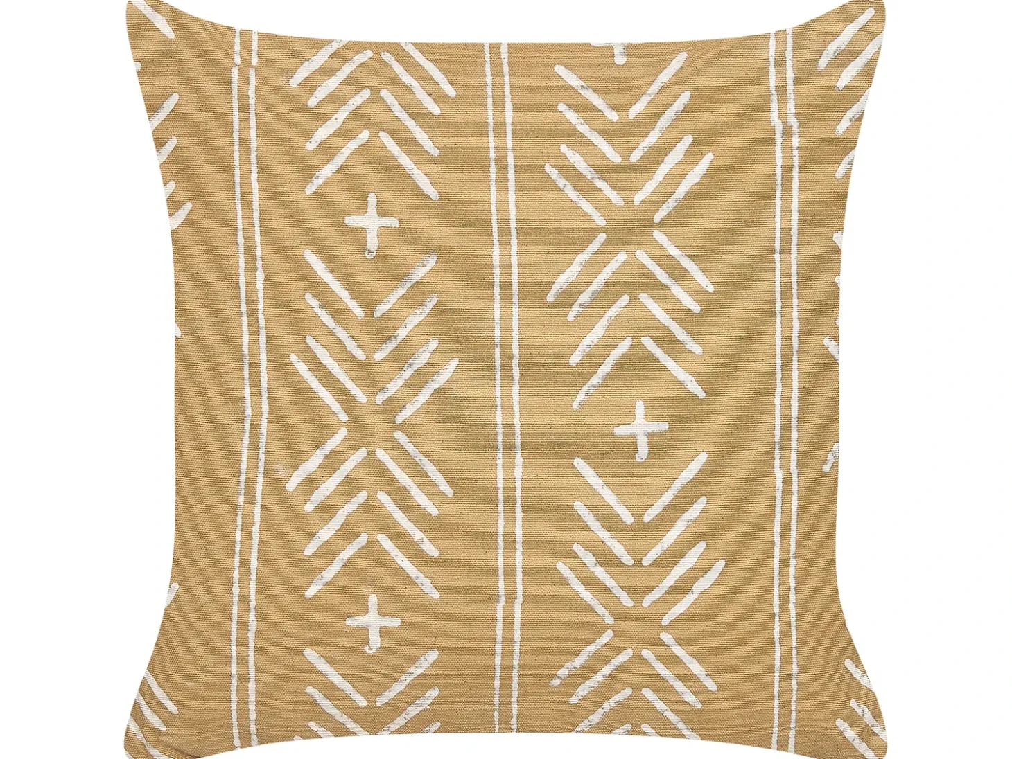 Pyntepude BANYAN Bomuld 45 x 45 cm Sand Beige Geometrisk mønster