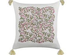Pyntepude CARISSA Bomuld 45 x 45 cm Multifarvet Blomstermønster