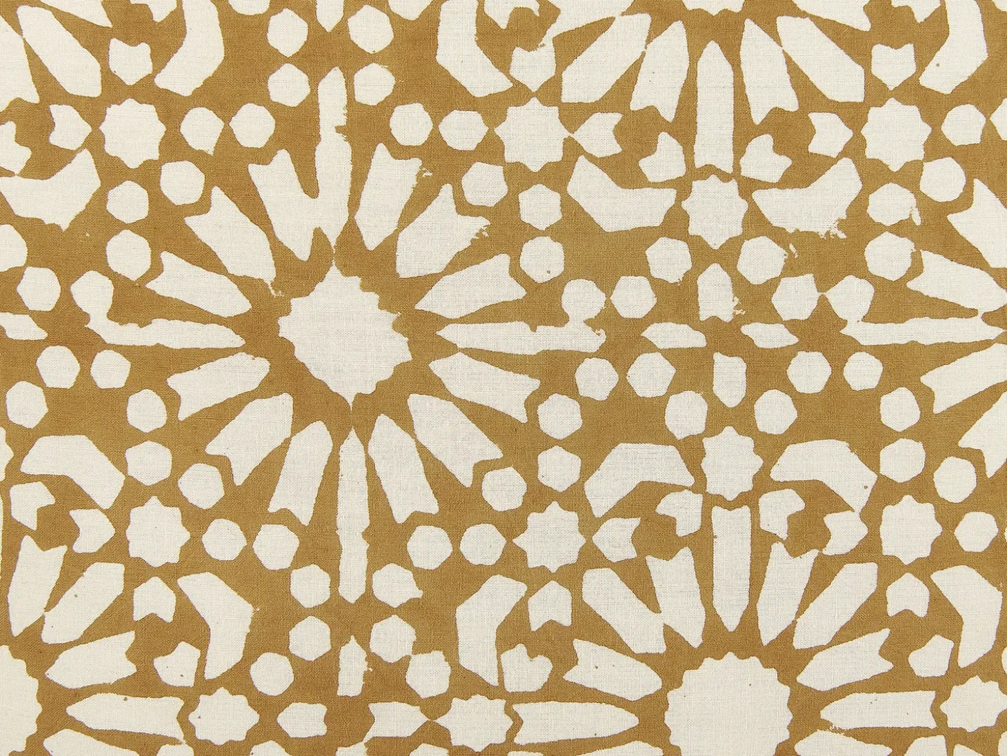 Pyntepude CEIBA Bomuld 45 x 45 cm Beige Geometrisk mønster