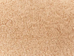 Pyntepude GLADIOLUS Boucle 172 x 14 cm Lysebrun Ensfarvet