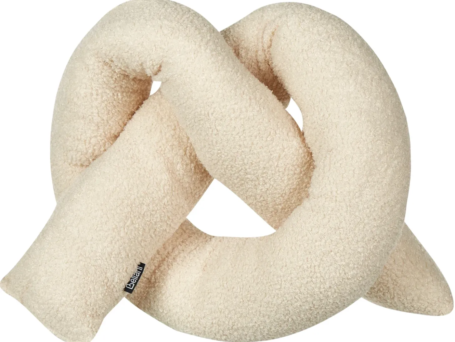 Pyntepude GLADIOLUS Boucle 172 x 14 cm Beige Ensfarvet