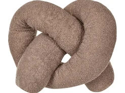 Pyntepude GLADIOLUS Boucle 172 x 14 cm Brun Ensfarvet
