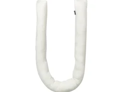 Pyntepude GLADIOLUS Boucle 172 x 14 cm Cremehvid Ensfarvet
