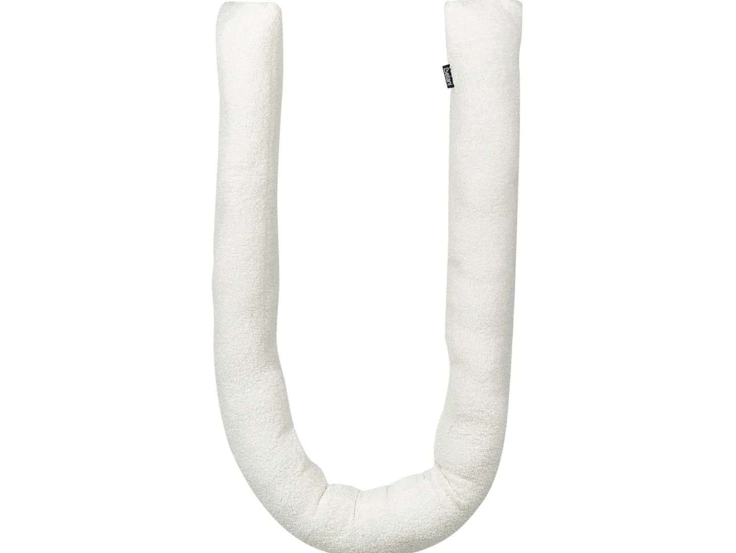 Pyntepude GLADIOLUS Boucle 172 x 14 cm Cremehvid Ensfarvet
