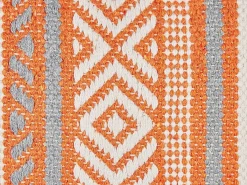 Pyntepude INULA Bomuld 30 x 50 cm Orange Geometrisk mønster