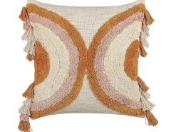 Pyntepude LABLAB Bomuld 45 x 45 cm Multifarvet Geometrisk mønster