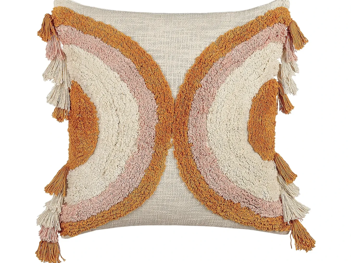 Pyntepude LABLAB Bomuld 45 x 45 cm Multifarvet Geometrisk mønster