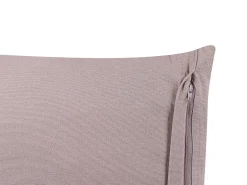 Pyntepude LARKSPUR Velour 45 x 45 cm Lyserød Geometrisk mønster