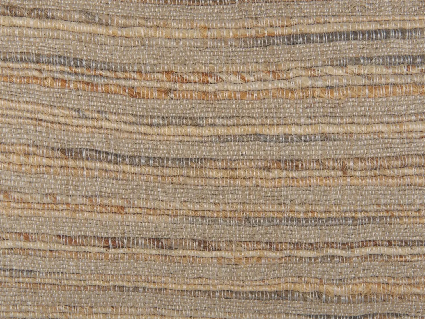 Pyntepude LEDUM Jute 30 x 50 cm Beige Stribet mønster