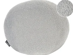 Pyntepude SALVIA Boucle 30 x 30 cm Grå Ensfarvet