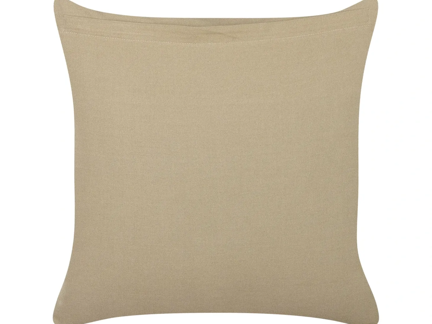 Pyntepude SENECIO Bomuld 45 x 45 cm Beige Geometrisk mønster