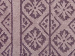 Pyntepude SILYBUM Velour 45 x 45 cm Lyserød Geometrisk mønster