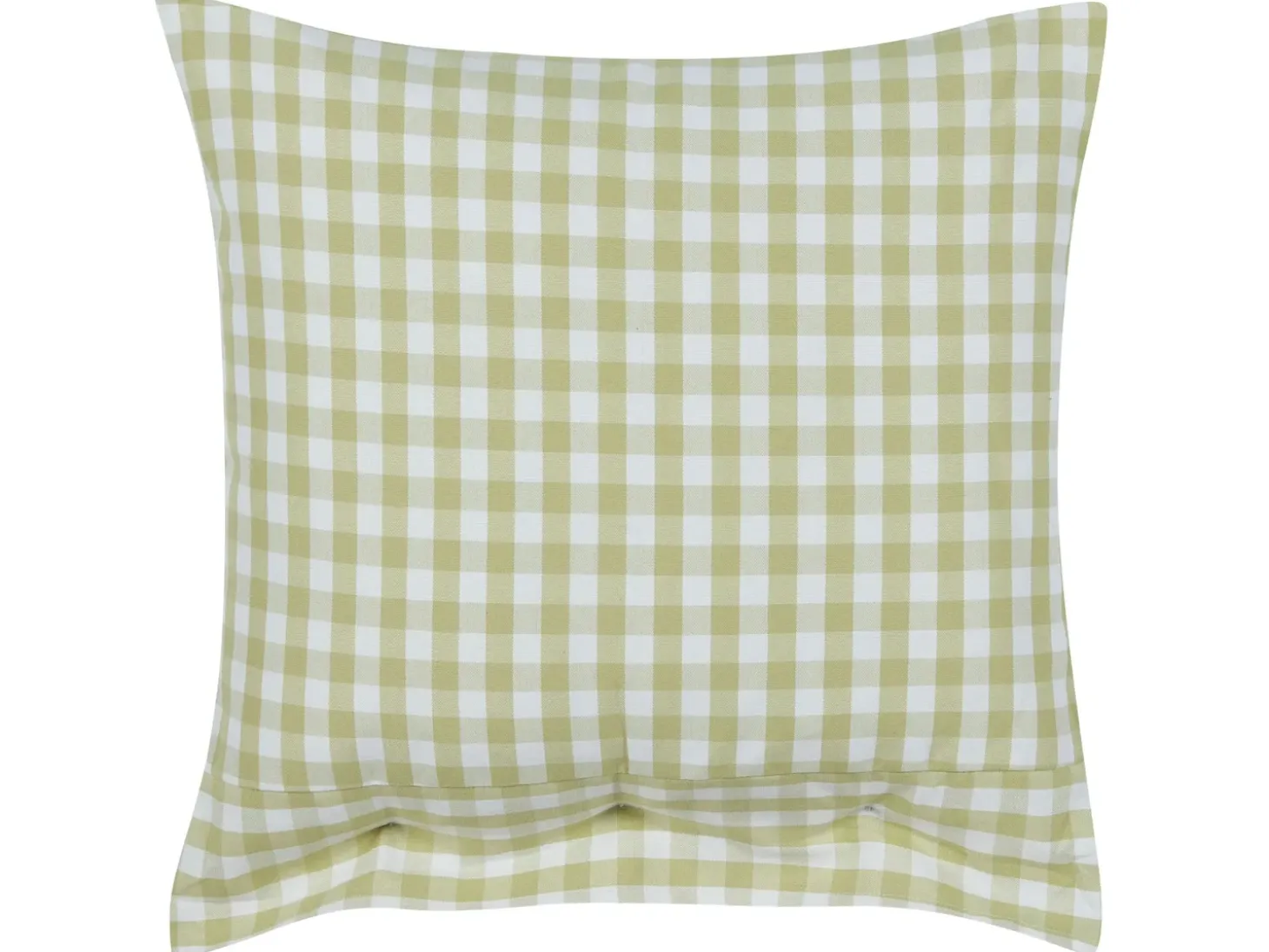 Pyntepude TALYA 45 x 45 cm Olivengrøn Ternet mønster