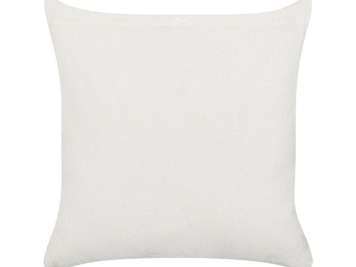 Pyntepude WOODI Bomuld 45 x 45 cm Gul Geometrisk mønster