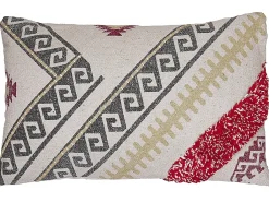 Pyntepude BETULA Bomuld 30 x 50 cm Beige Geometrisk mønster