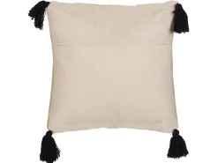 Pyntepude DEADNETTLE Bomuld 45 x 45 cm Beige Geometrisk mønster