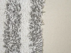 Pyntepude HELICONIA Bomuld 45 x 45 cm Beige Stribet mønster