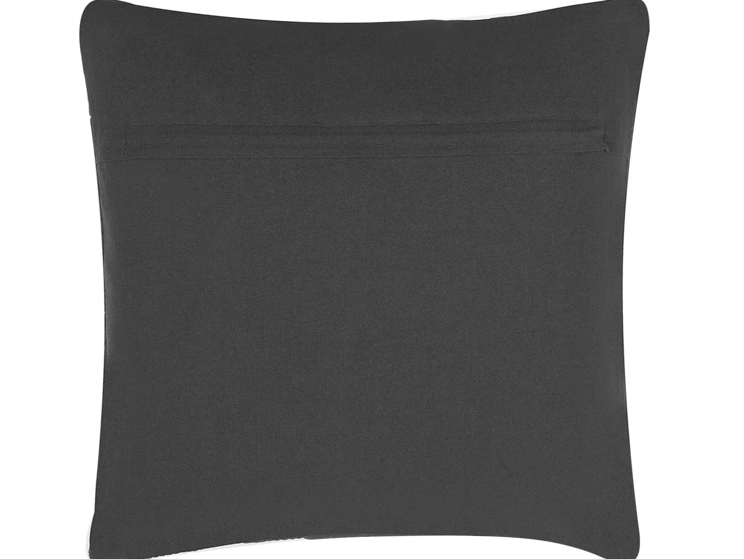 Pyntepude LALAM Bomuld 45 x 45 cm Grå Chevronmønster