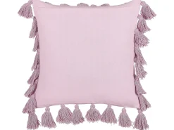 Pyntepude LYNCHIS Bomuld 45 x 45 cm Lyserød