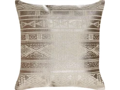 Pyntepude OUJDA Bomuld 50 x 50 cm Rosa guld Geometrisk mønster