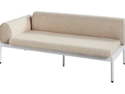 RASIGLIA 5 personers Have-hjørnesofasæt Venstrevendt Beige Metal