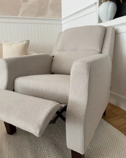 Recliner stol EGERSUND Inkl. fodstøtte Lys Beige