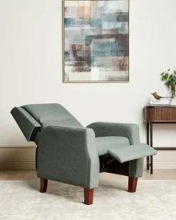 Recliner stol EGERSUND Inkl. fodstøtte Lysegrøn