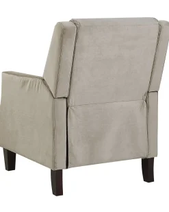 Recliner stol EGERSUND Velour Brungrå
