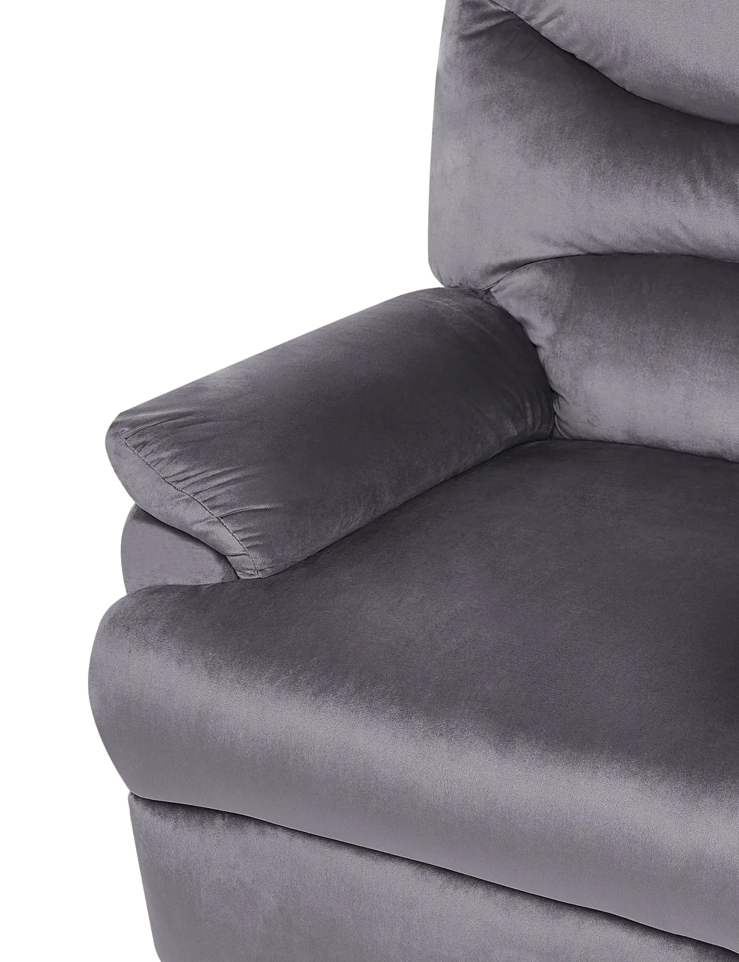 Recliner stol ESLOV Inkl. fodstøtte Velour Grå