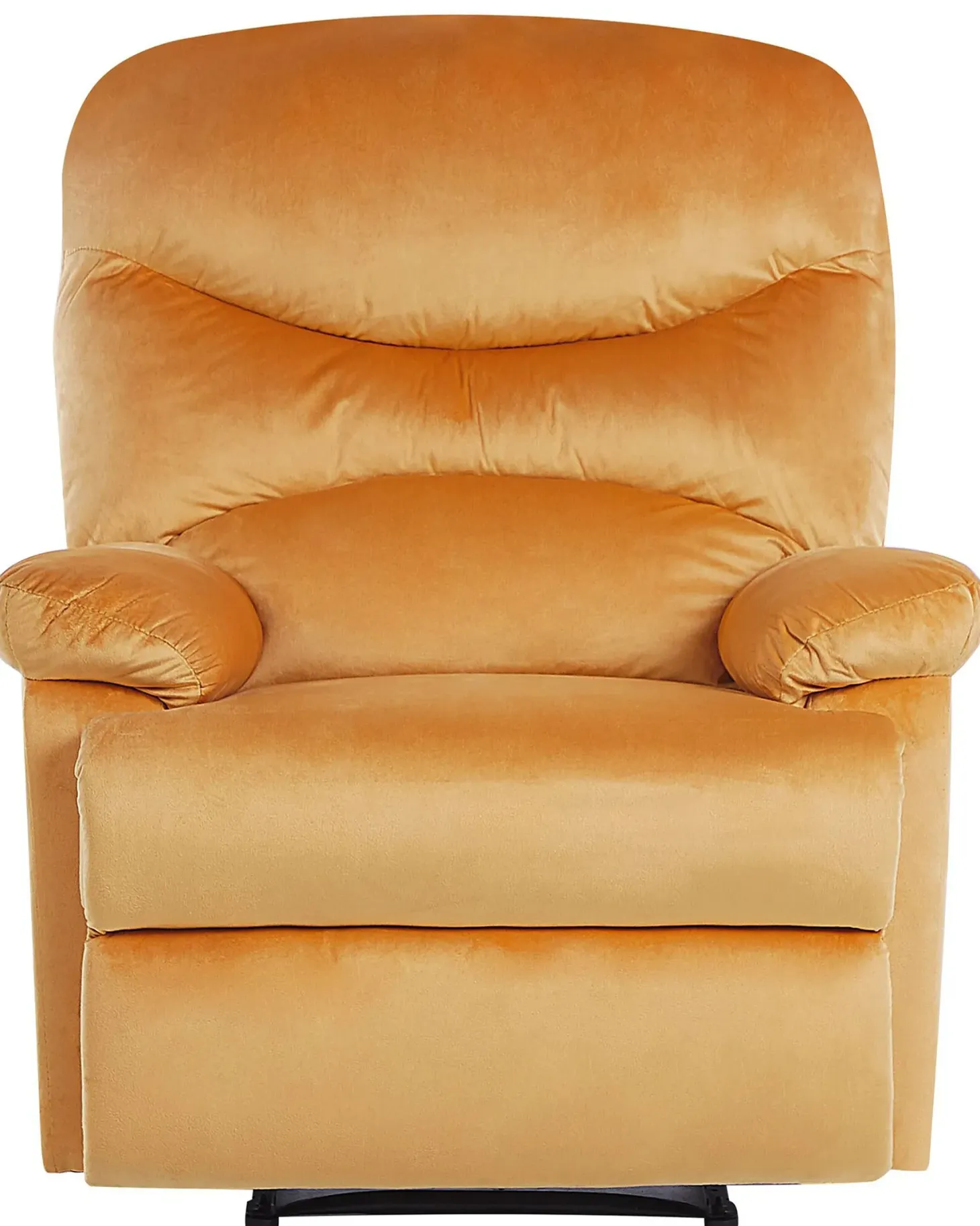 Recliner stol ESLOV Inkl. fodstøtte Velour Sennepsgul