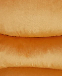 Recliner stol ESLOV Inkl. fodstøtte Velour Sennepsgul