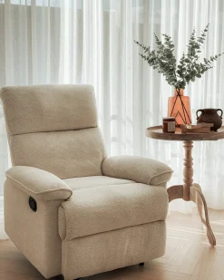 Recliner stol EVERTON Inkl. fodstøtte Beige