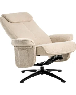 Recliner stol GERAS Boucle Beige