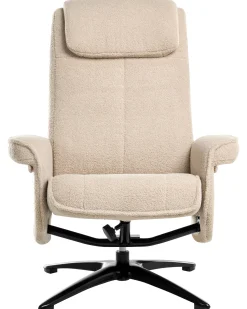 Recliner stol GERAS Boucle Beige