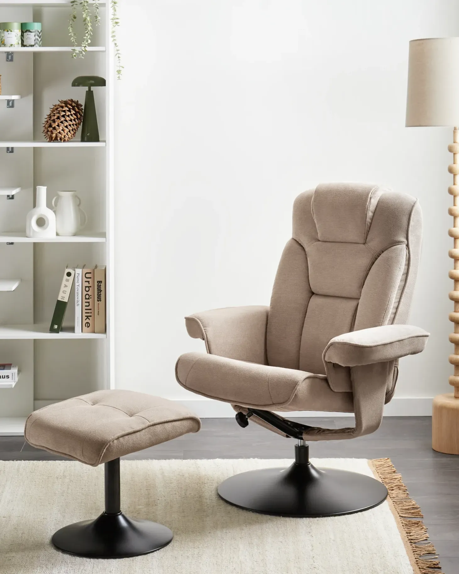 Recliner stol NYKS Brungrå